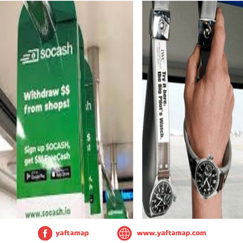 إعلانات النقل - باص كبير M10 - شماعات الحافلات